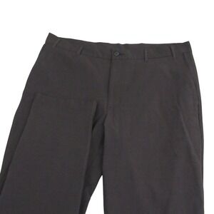 Callaway Mens Golf Pants 40x30‎ Black Stretch Performance Flat Front Trousers